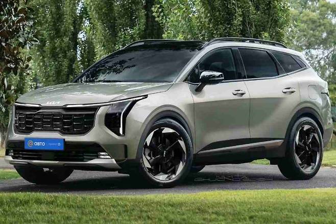 기아 '스포티지 페이스리프트' 예상도 (출처 :&nbsp;인스타그램@kelsonik)