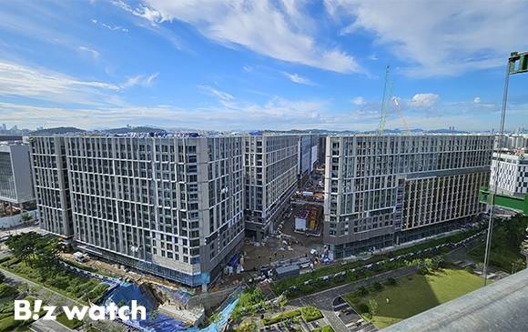 롯데캐슬 르웨스트 현장 전경 /사진=롯데건설