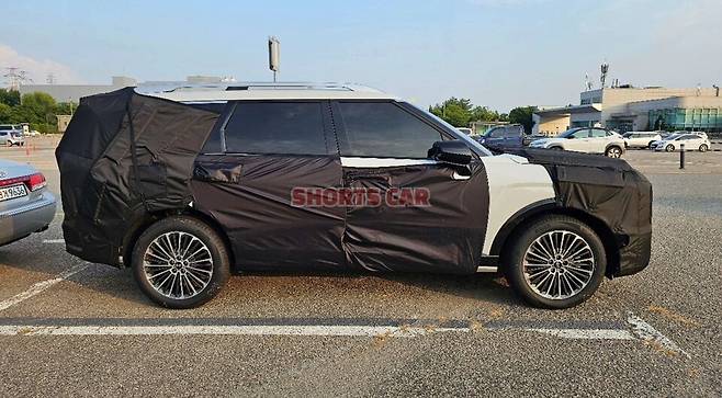 사진 : 현대차 팰리세이드 풀체인지 테스트카 (출처=Shorts Car)