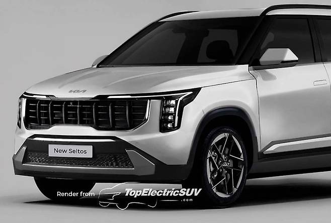 기아 '셀토스 풀체인지 하이브리드' 예상도 (출처 : TopelectricSUV)