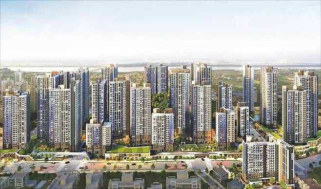 경기 김포 북변동 ‘한강수자인오브센트’