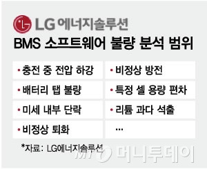 LG에너지솔루션 BMS 소프트웨어 불량 분석 범위/그래픽=최헌정