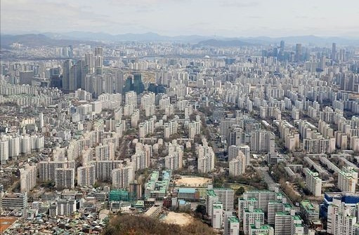 인천지역 아파트 전경