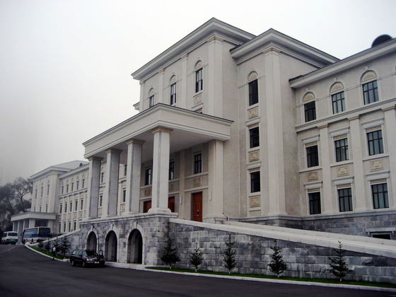 Kim Il Sung University, the North's most prestigious institution of higher education. [DAVID STANLEY]