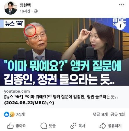 [임현택 대한의사협회장 페이스북 갈무리]