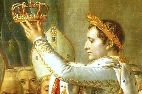 자크 루이 다비드, 나폴레옹 1세의 대관식(일부 확대), 1805~1807, 캔버스에 유채, 621x979cm, 루브르 박물관