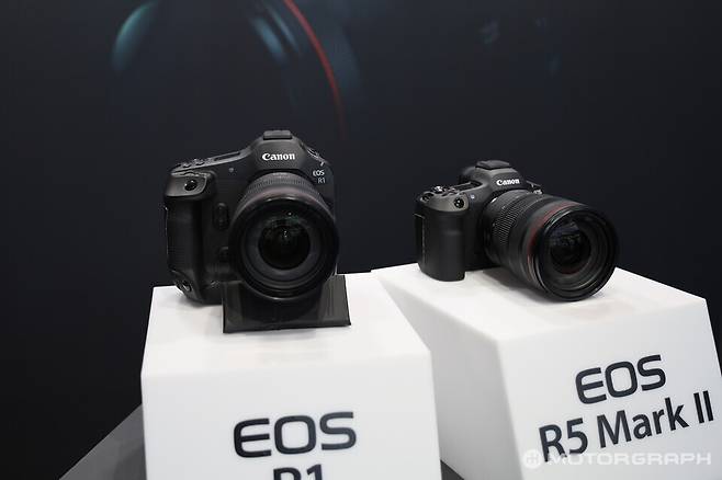 캐논 EOS R1과 EOS R5 Mark II