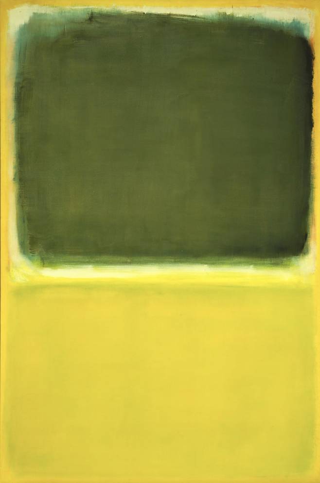 마크 로스코, No. 16 Green, White, Yellow on Yellow, 1951. [페이스 서울]