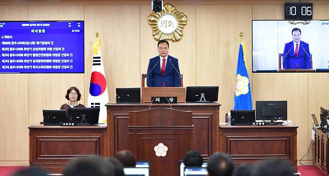 [청주=뉴시스] 충북 청주시의회 본회의. (사진=뉴시스 DB). photo@newsis.com *재판매 및 DB 금지