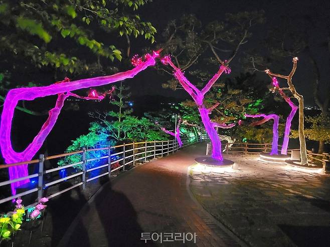 노산 빛공원/사진-사천시