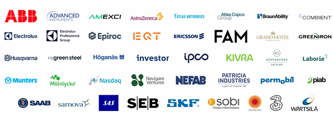 발렌베리 가문이 최대주주인 기업들 [출처 : 발렘베리 재단]