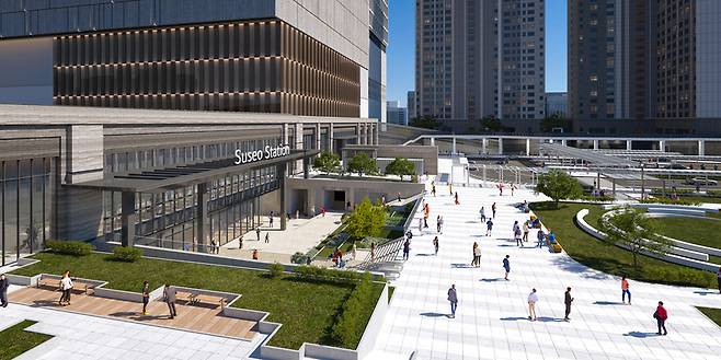 수서역 투시도 (사진제공=서울시)