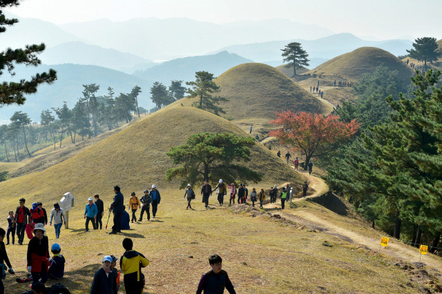 ▲ 지산동 고분군 ⓒ 고령군