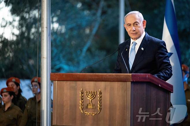 베냐민 네타냐후 이스라엘 총리. 2024.08.05 ⓒ AFP=뉴스1 ⓒ News1 우동명 기자