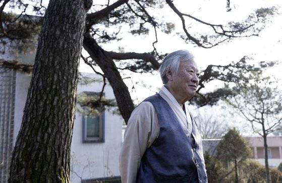이문열 작가. 경기도 이천시 부악문원에서, 권혁재 기자