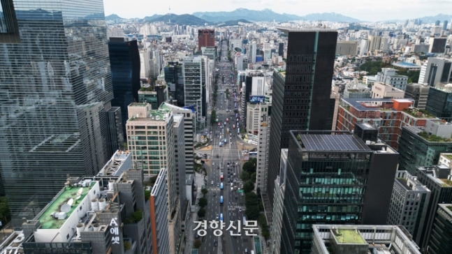 대기업 본사가 밀집해 있는 서울 강남 일대. 경향신문DB