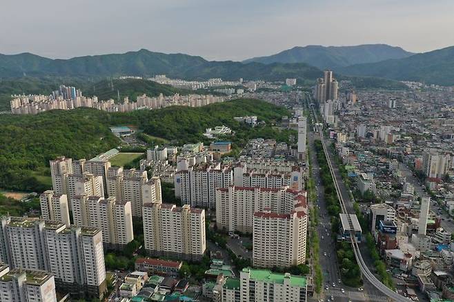 대구지역 아파트 전경. 뉴시스 자료사진. *재판매 및 DB 금지