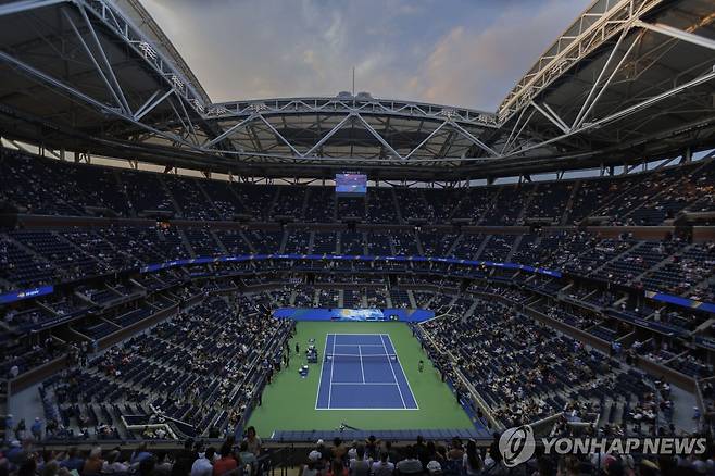 US오픈 테니스 메인 코트인 아서 애시 스타디움 [EPA=연합뉴스]