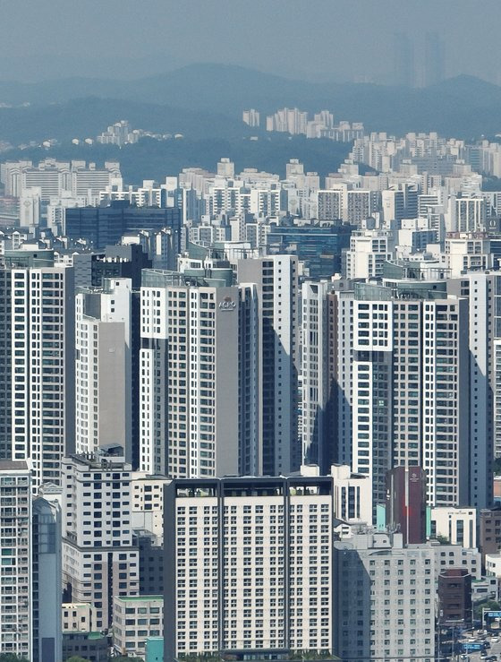 서울 시내의 아파트 모습. 연합뉴스