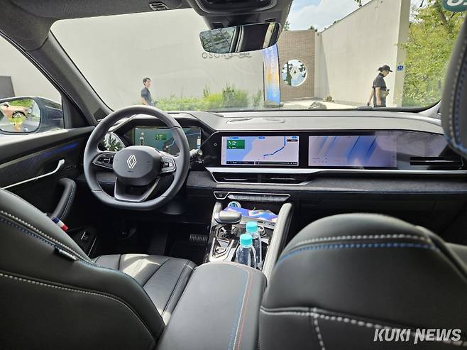 그랑 콜레오스는 넓은 공간감을 자랑한다. 사진=조은비 기자&nbsp;