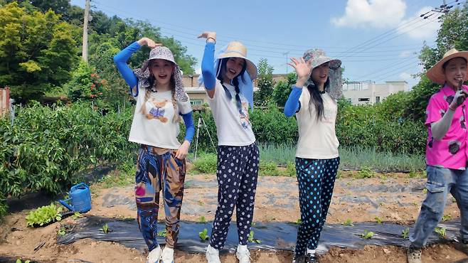 그룹 르세라핌 사쿠라·카즈하·허윤진 /사진제공=KBS