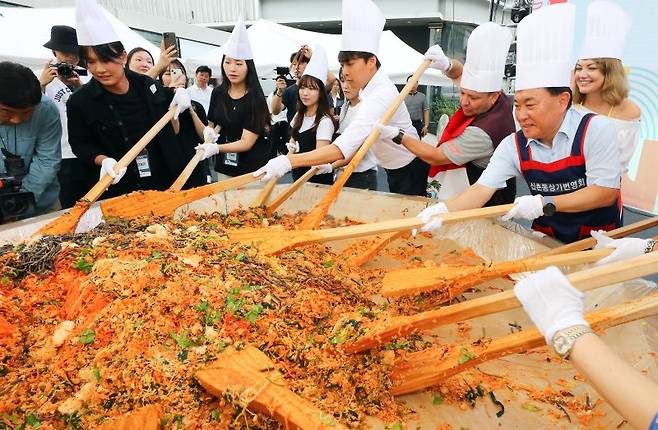 전북 전주 비빔밥축제 자료사진. 뉴시스