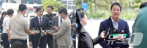 검찰은 이 수사와 관련해 문 정부 시절 청와대 인사들에 대한 소환조사를 연이어 진행하고 있다. 특히 조현옥 전 인사수석을 피의자로 입건해 관련 수사를 이어가고 있으며 지난달 20일에는 임종석 전 비서실장을, 31일 오전에는 당시 민정수석비서관이었던 조국 조국혁신당 대표를 참고인으로 불러 조사했다. 조국 대표와 임종석 전 청와대 민정수석이 전주지검에 출두하고 있다.(뉴스1/DB)