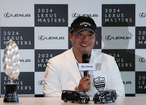 2024년 한국프로골프(KPGA) 투어 신설 대회인 렉서스 마스터즈 우승을 차지한 이승택 프로. 사진제공=KPGA
