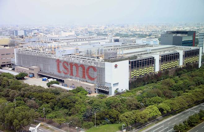 TSMC 대만 타이중공장 전경 <매경DB>