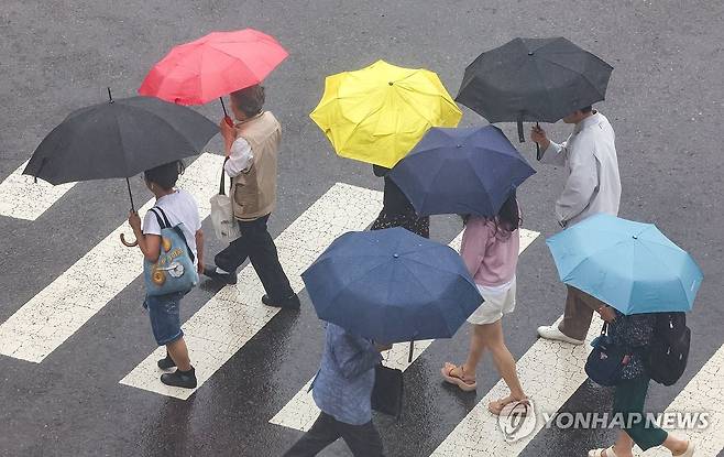 비 내리는 서울 [연합뉴스 자료사진]