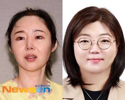 왼쪽부터 민희진 전 대표, 김주영 신임 대표/뉴스엔DB, 어도어