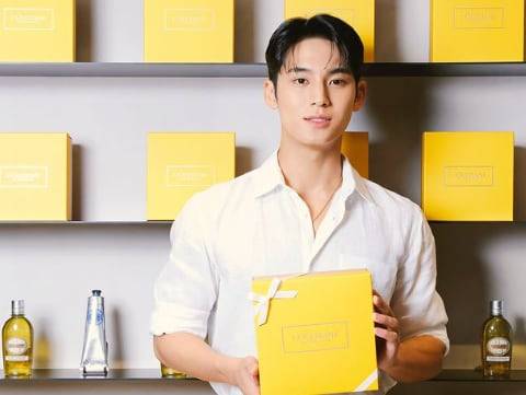 록시땅 아시아 앰배서더인 세븐틴 민규. /록시땅코리아 인스타그램