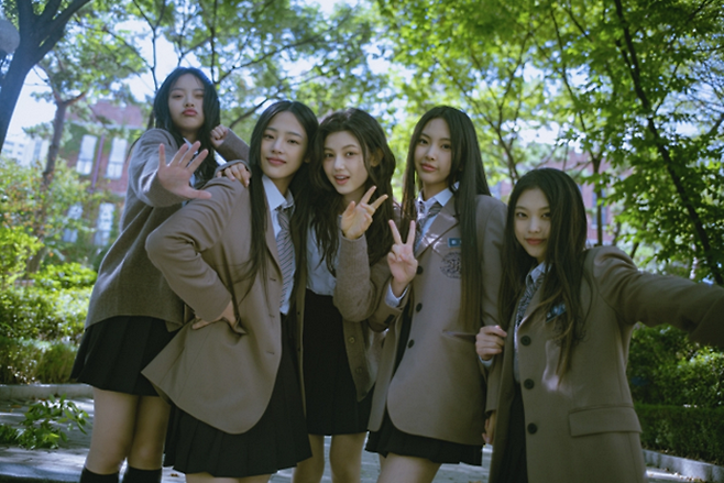 ‘디토’ 활동 당시 그룹 뉴진스의 모습. 어도어