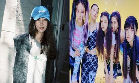 민희진 전 어도어 대표(왼쪽)와 뉴진스. 민희진·뉴진스 인스타그램 캡처