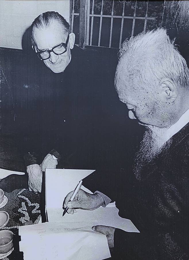 ‘25시’의 작가 콘스탄틴 게오르규와 의재 허백련