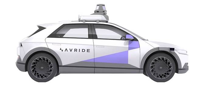 에이브이라이드 자율주행 기술이 적용된 차량 / 출처=에이브이라이드