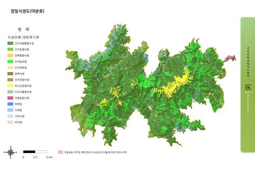 국립공원 생태지도. [국립공원공단 제공. 재판매 및 DB 금지]