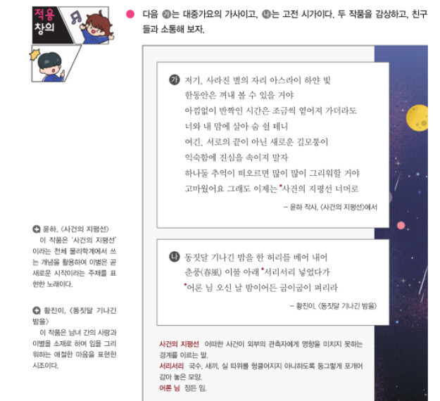 천재교육 공통국어 교과서 갈무리