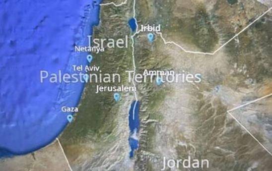 '팔레스타인 영토' 표기된 제트블루 여객기 이스라엘 지도 [와이넷 캡처. 재판매 및 DB 금지]