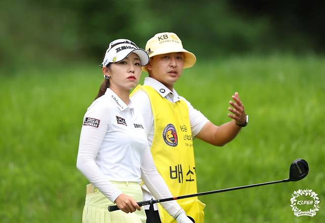 배소현의 2라운드 경기 모습 [KLPGA 제공. 재배포 및 DB 금지]