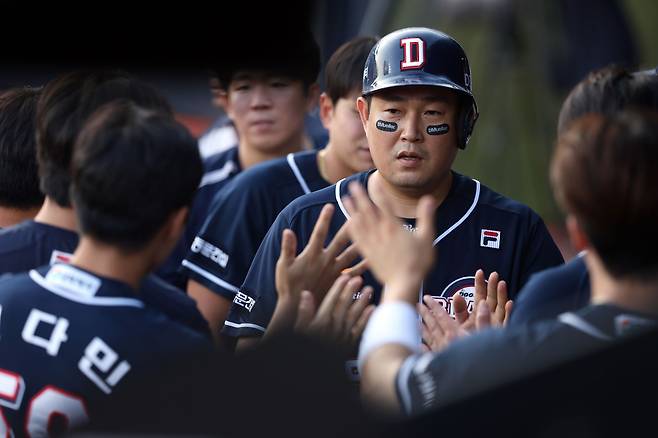 7일 수원케이티위즈파크에서 열린 2024 신한 SOL Bank KBO리그 두산 베어스와 KT 위즈의 경기, 두산이 KT를 12-2로 완파하고 하루 만에 4위로 복귀했다. 두산 베어스