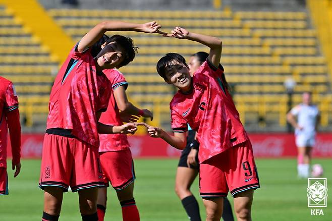 보고타 엘 테쵸 스타디움/ 2024 FIFA U-20여자월드컵 콜롬비아/ U-20여자대표팀/ 조별리그 3차전/ 한국 vs 독일/ 사진 홍석균