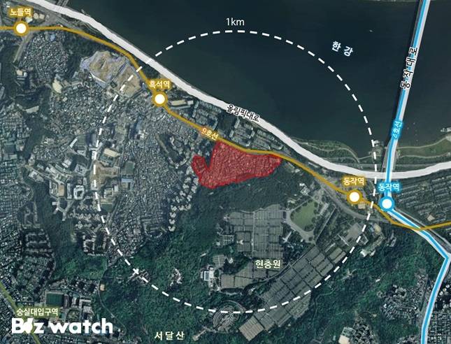 흑석11구역 위치도 /자료=서울시