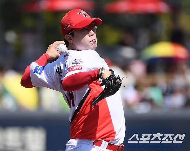 8일 광주 기아 챔피언스필드에서 열린 키움-KIA전. KIA 선발투수 양현종이 투구하고 있다. 광주=정재근 기자 cjg@sportschosun.com/2024.9.8/