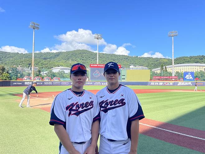 필리핀과 동메달 결정전 수훈선수 함수호-김태형(왼쪽부터). KBSA