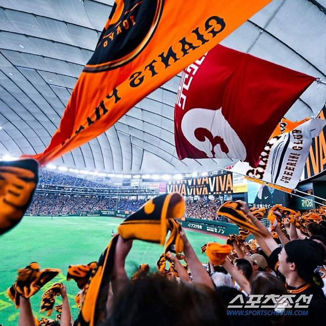 요미우리는 9일 현재 히로시마에 1경기 앞선 1위다. 10일부터 벌어지는 2위 히로시마와 원정 3연전 결과에 따라 순위싸움이 요동칠 수도 있다. 사진캡처=요미우리 자이언츠 SNS