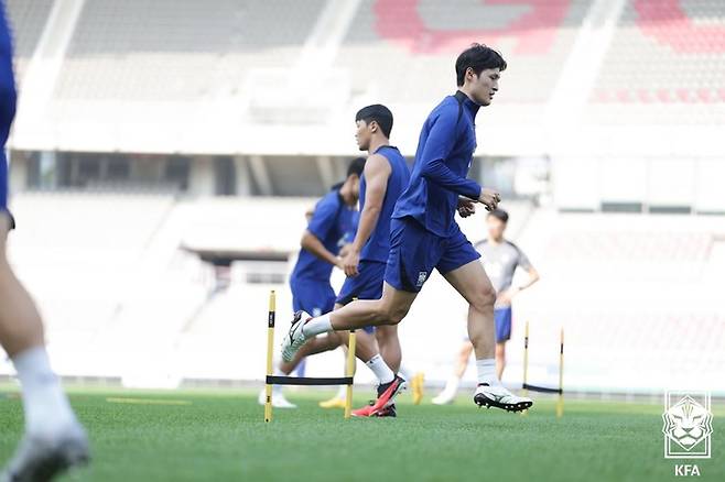 축구대표팀 미드필더 박용우. 제공 | 대한축구협회