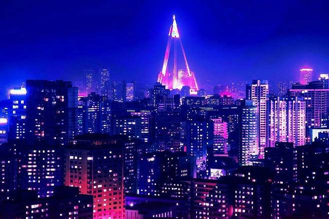 사진: ⓒ koldun4230, Cyberpunk North Korea. Neo-Pyongyang 2049 | Пикабу
