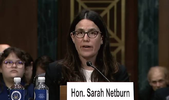 7월 11일 미국 워싱턴 DC 국회의사당에서 연방지방법원 뉴욕 남부지원의 세라 넷번 치안판사에 대한 인사청문회가 열렸다. [U.S. Senator Johm Kennedy 공식 유튜브]