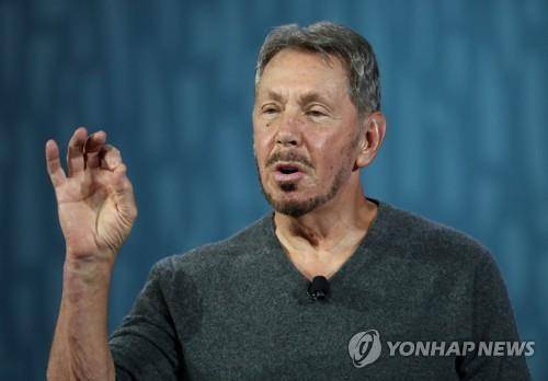 오라클 창업자 래리 엘리슨  [게티이미지 연합뉴스 자료사진. 재판매 및 DB 금지]
